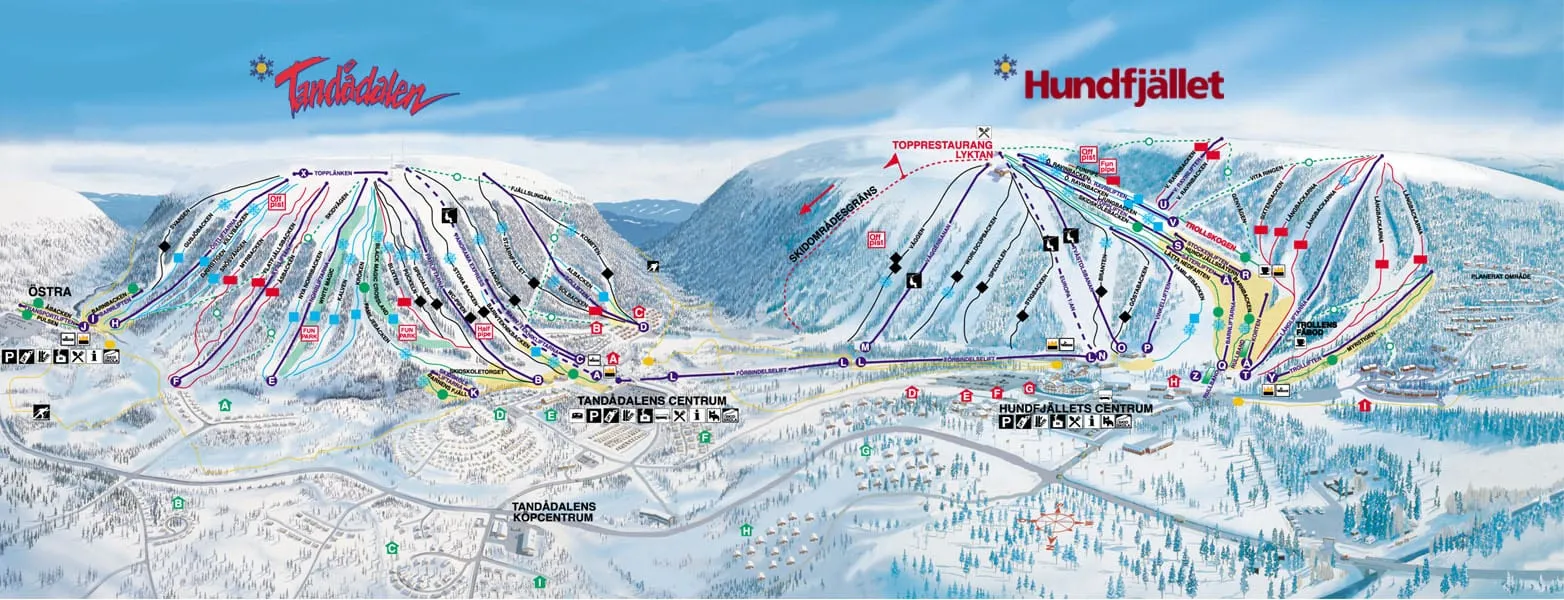 Alpine pistes
