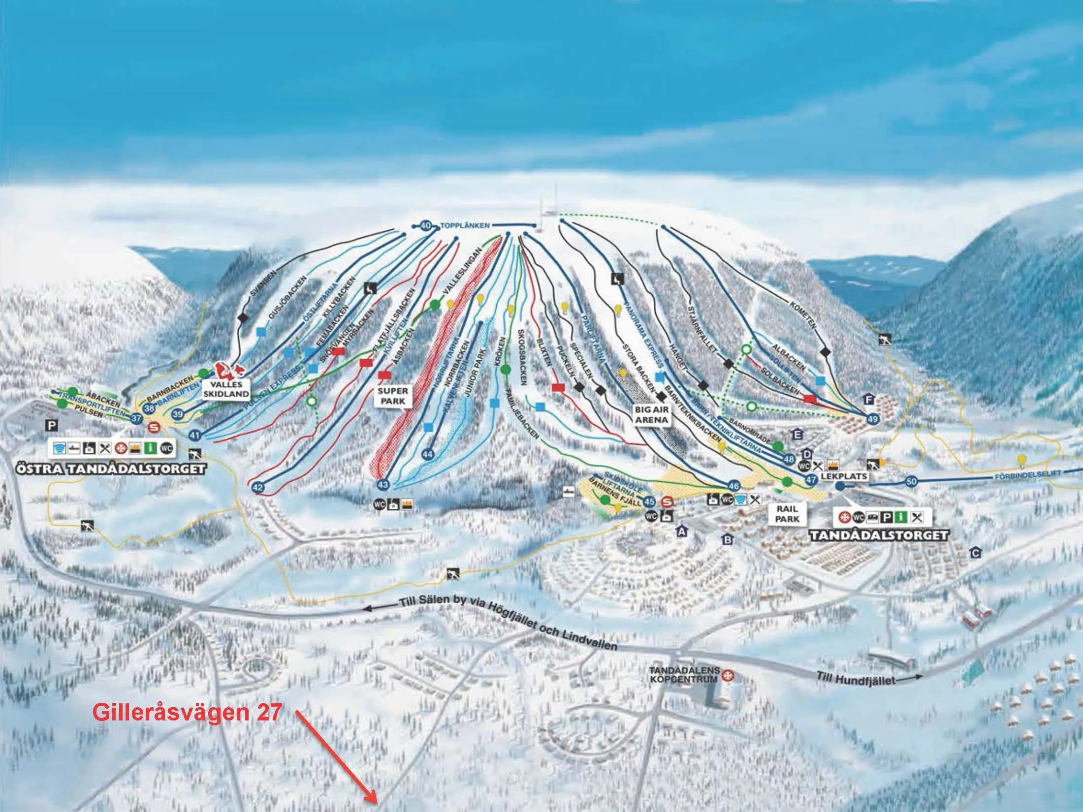 Alpine pistes